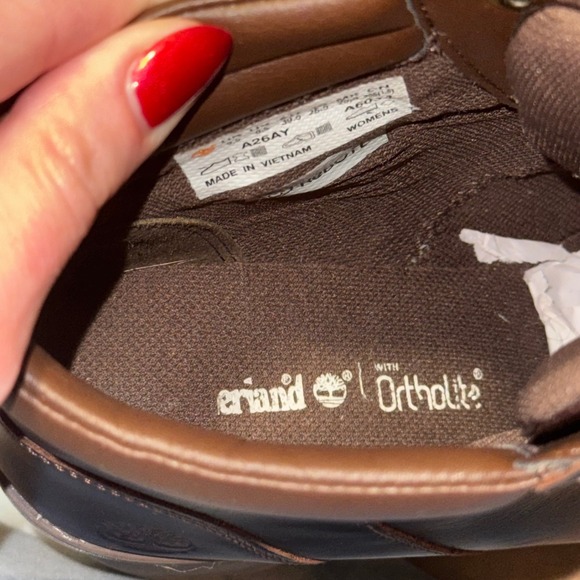 Timberland Allington 5-Inch Hiker Boots — Women's 8.5 Brown EUC - Picture 7 of 10